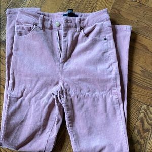 High rise corduroy Jean